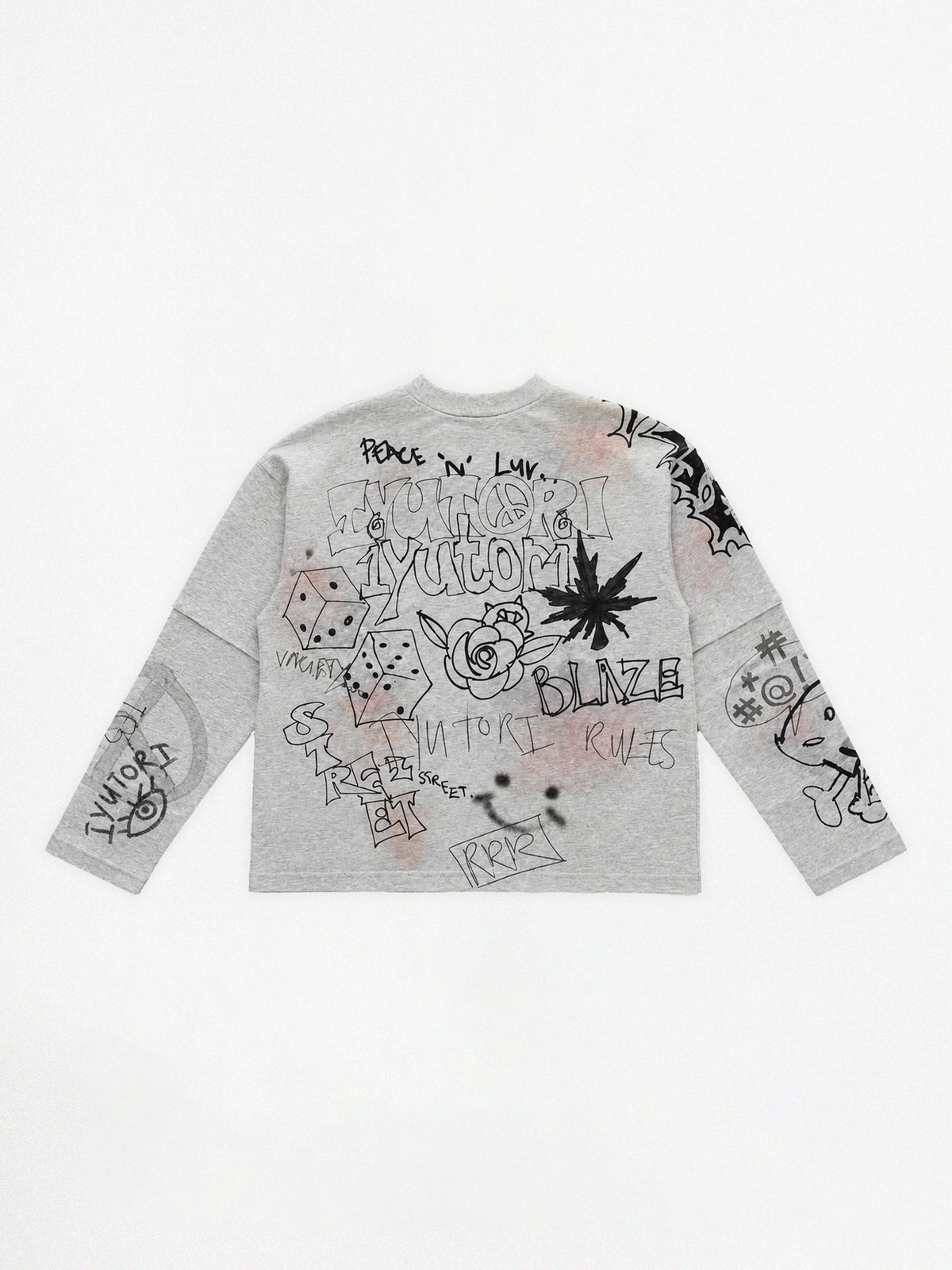 LAYERED GRAFFITI LONGSLEEVE